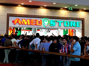 Amedspor maçı biletleri için izdiham
