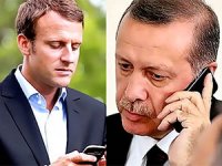 Erdoğan Macron’la telefonda görüştü